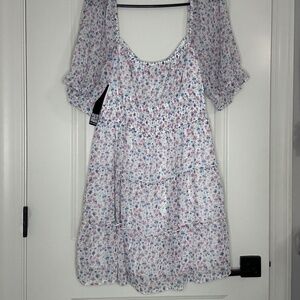 Trixxi Floral Ruffle Dress NWT (#140)